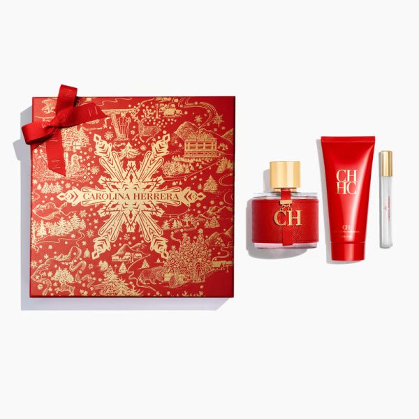 CAROLINA HERRERA 212 Woman EDT 100ml Gift Set + Body Lotion + 10ml