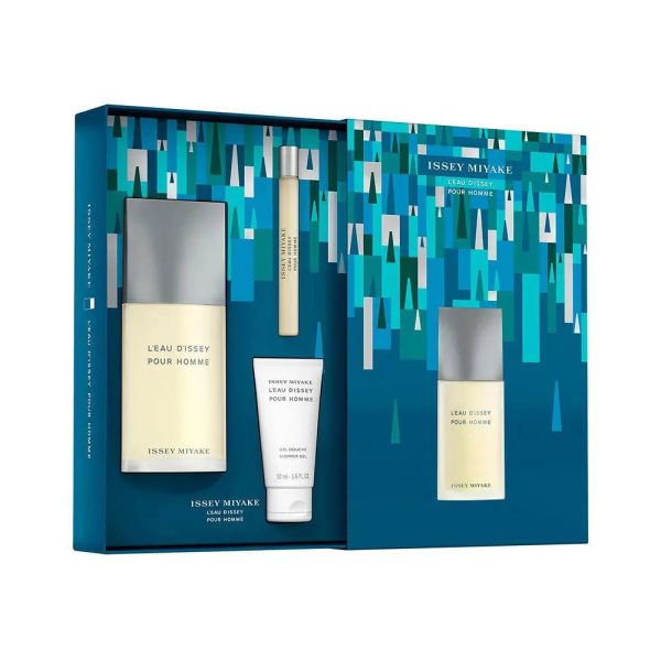 Issey Miyake L'eau D'Issey Pour Homme Edt 125ml + 10ml + Shower Gel Gift Set