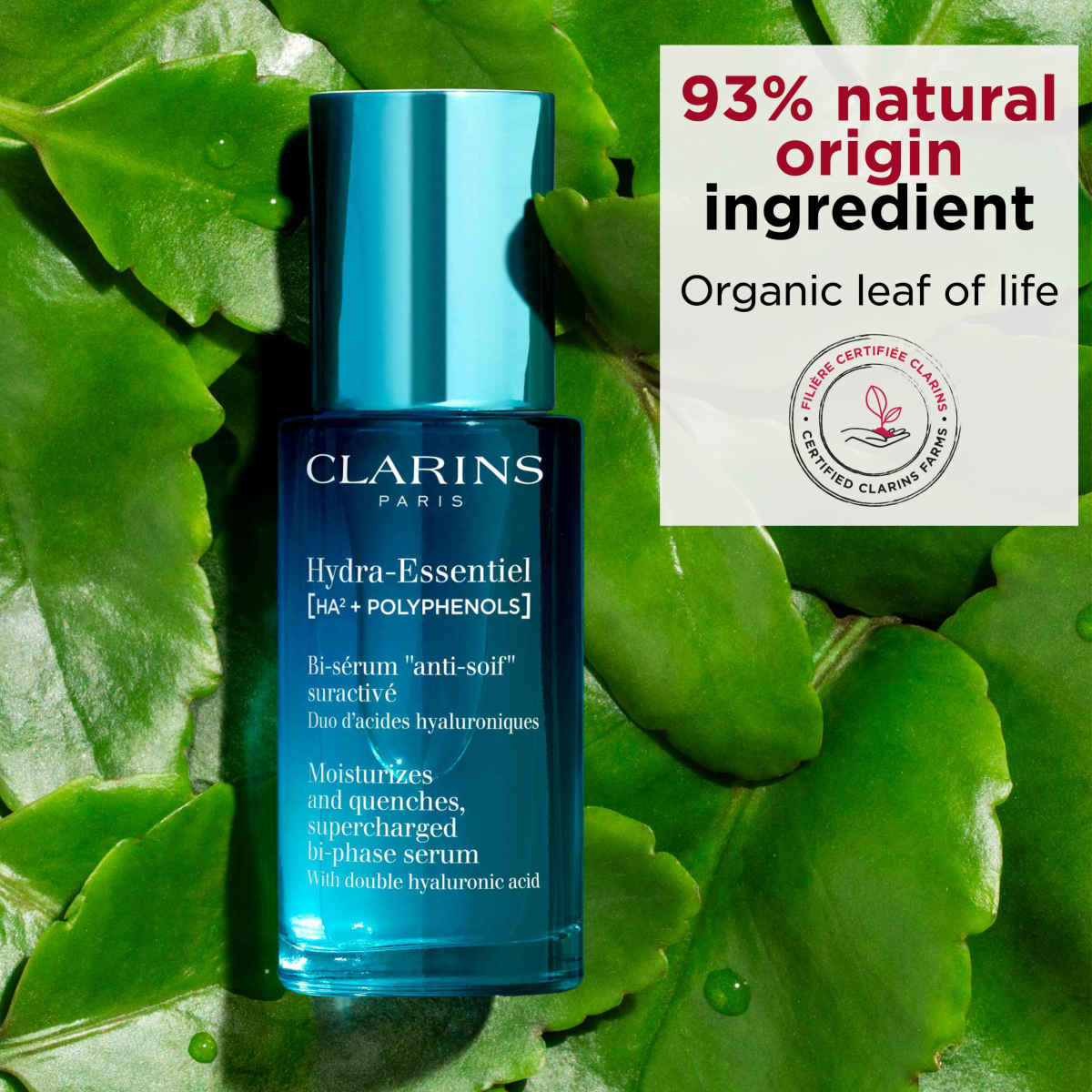 CLARINS Hydra-Essentiel [HA²] Bi-phase Serum 30ml - Image 7
