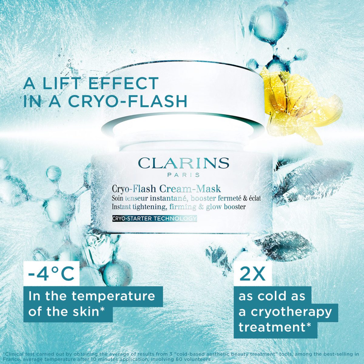 CLARINS Cryo-Flash Cream-Mask 75ml - Image 9