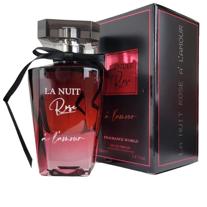 Fragrance World La Nuit Rose A L'amour EDP 100ml - Image 3