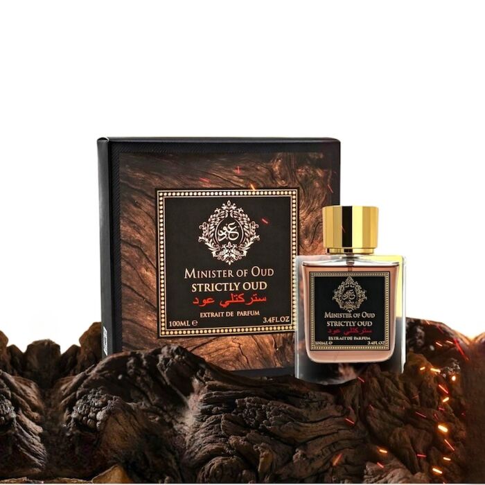 fragrance_world_minister_of_oud_strictly_oud_edp_100ml.jpeg Fragrance World Minister of Oud Strictly Oud EDP 100ml - Image 1