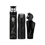 Lattafa Maahir Black EDP 100ml 3 Piece Gift Set - Image 2