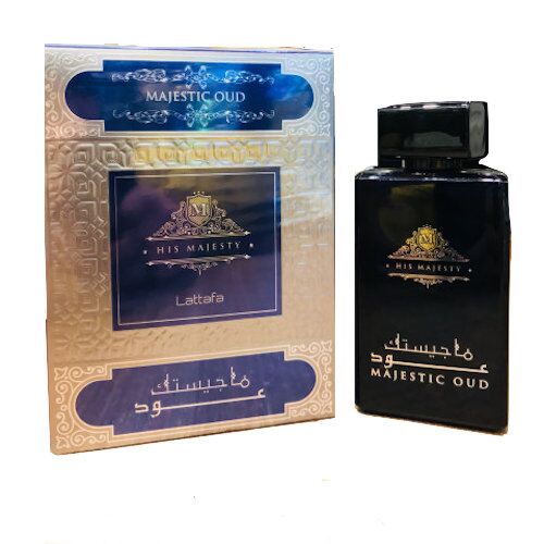 lattafa_majestic_oud_edp_100ml_perfume.jpg Lattafa Majestic Oud His Majesty EDP 100ml Perfume For Men - Image 1