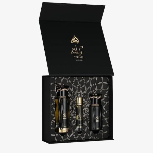 Lattafa Teriaq Intense EDP 100ml 3 Piece Gift Set