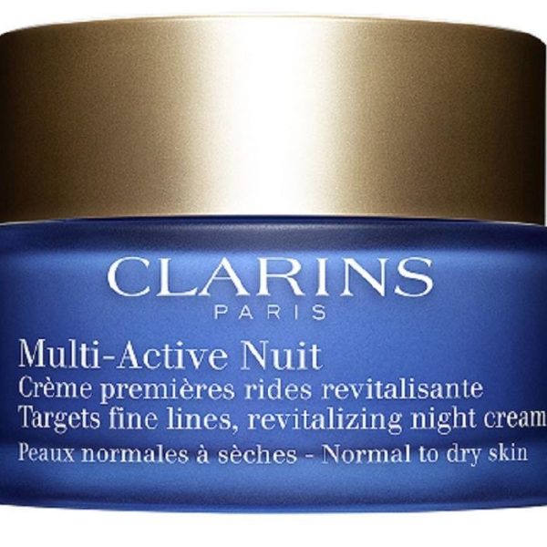 CLARINS Multi-Active Night Cream, Revitalizing N-Dry Skin