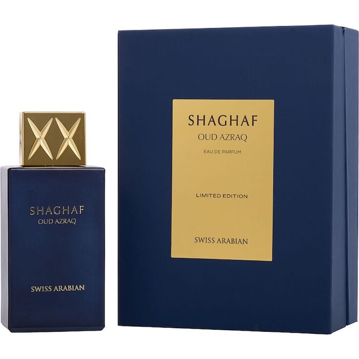 swiss_arabian_shaghaf_oud_azraq_limited_edition_edp_75ml.jpeg Swiss Arabian Shaghaf Oud Azraq Limited Edition EDP 75ml - Image 1